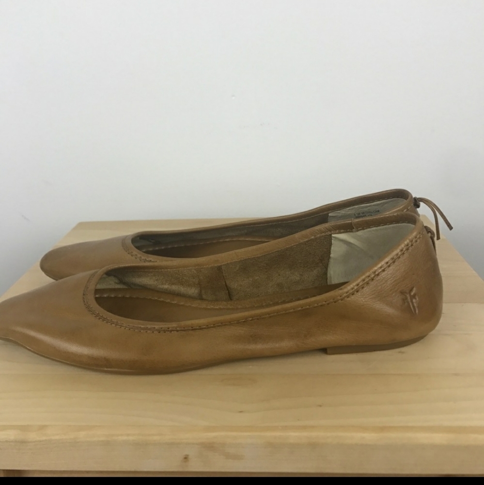 Frye leather flats